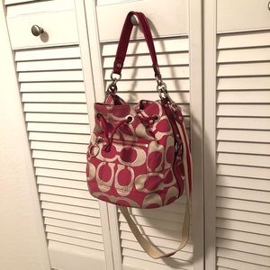 Coach Poppy Bucket Bag Pink (pre-owned)